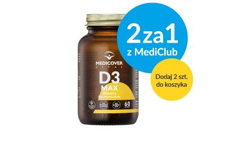 Witamina D3 Max | 4000 IU | Medicover Vital | Suplement diety