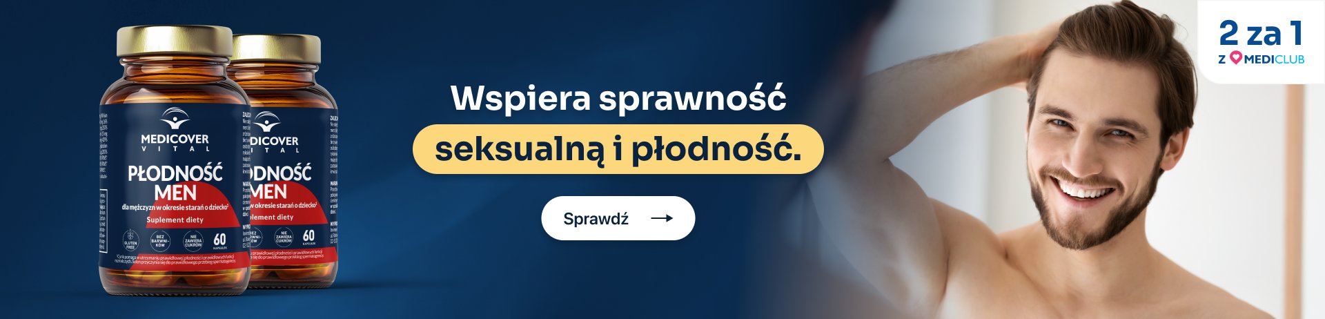 Wspiera sprawność seksualną i płodność.